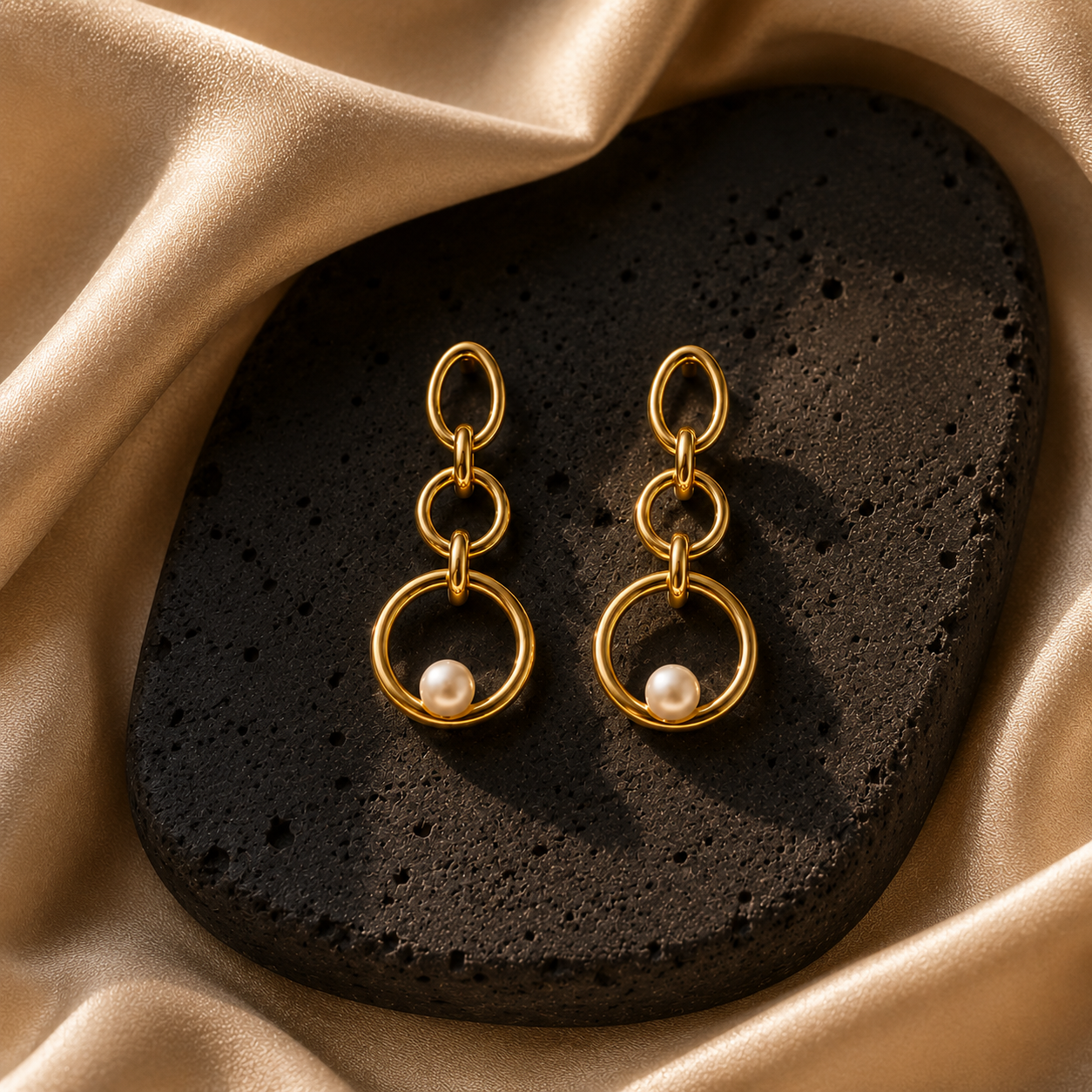 Aaria Chain Drop - Gold Plated
