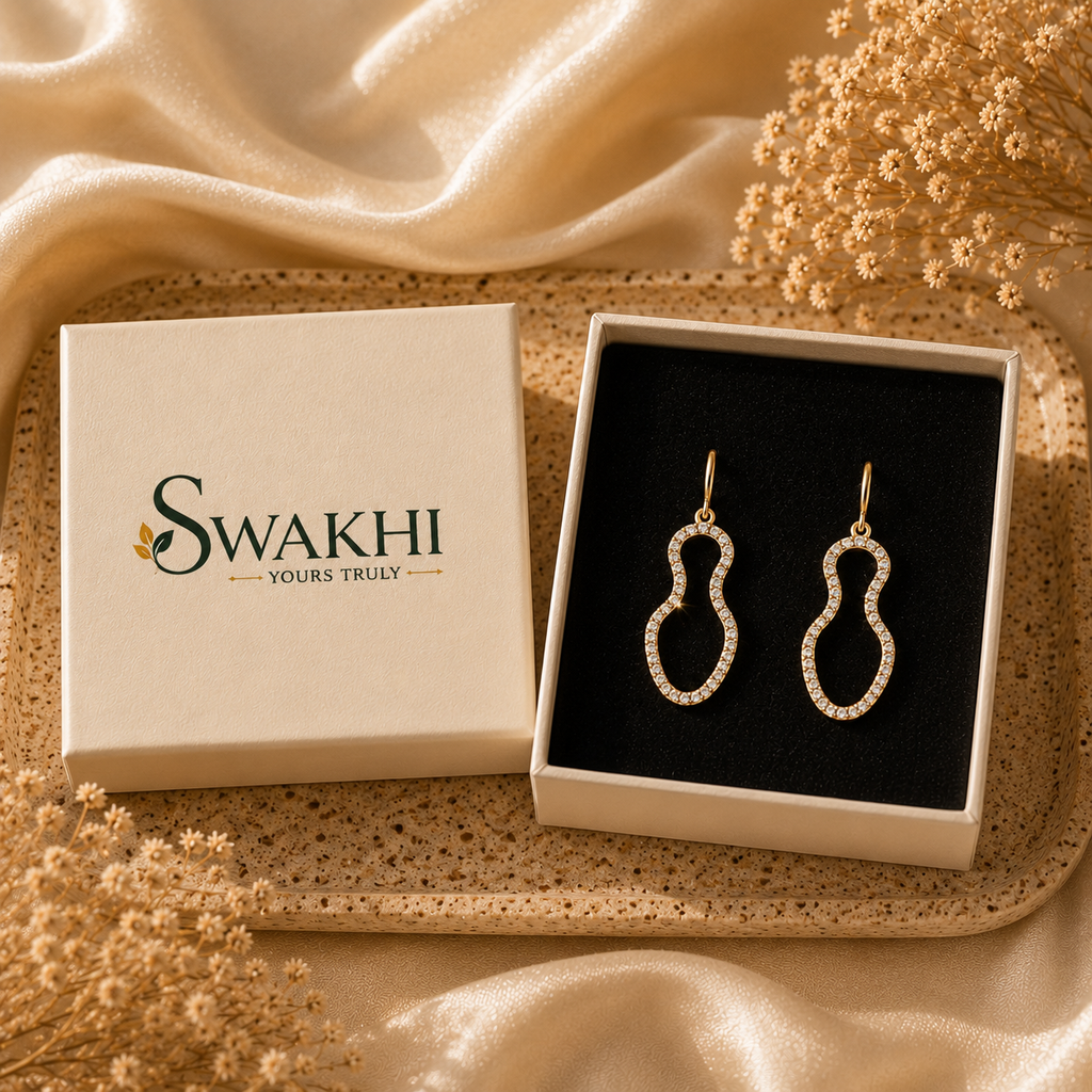 Aura Wave Drop Earrings